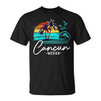 Cancun Souvenir 2023 Mexico Vacation Matching Family Group T-Shirt - Thegiftio UK