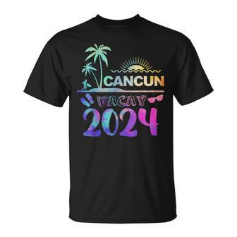Cancun Vacation 2024 Beach Trip Reunion Family Matching T-Shirt - Monsterry DE