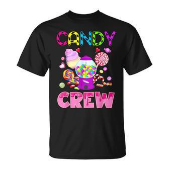 Candy Land Candy Crew Decorations Sweetie Candy Squad T-Shirt - Seseable