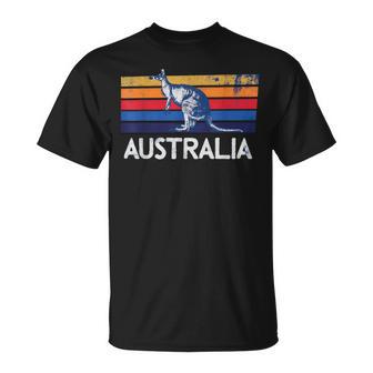 Canguro Retrointage Australiano Recuerdo Australiano Camiseta unisex - Regaloses