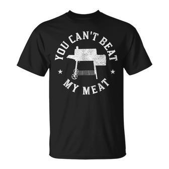 You Can't Beat My Meat Bbq Grilling Chef Grill T-Shirt - Thegiftio UK
