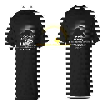 Canyon Lake Tx Texas Total Solar Eclipse 2024 T-Shirt - Seseable