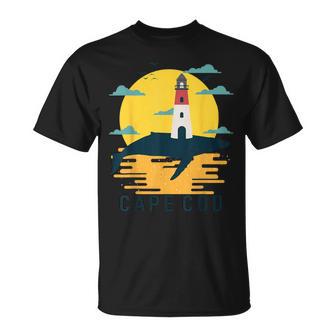 Cape Cod Nauset Lighthouse Vacation Sunset Whale Tourist T-Shirt - Monsterry AU