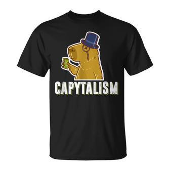 Capybara Capytalism Capitalism Capybara T-Shirt - Seseable