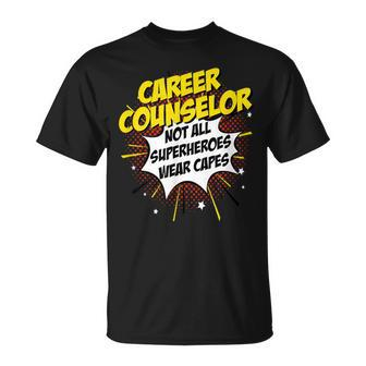 Career Counselor Superhero Comic Superpower T-Shirt - Monsterry