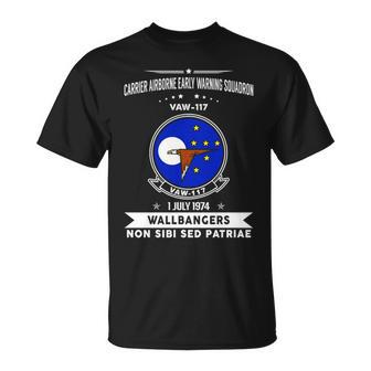 Carrier Airborne Early Warning Squadron 117 Vaw 117 Caraewron T-Shirt | Mazezy