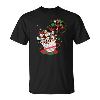 Cartoon Characters Christmas T-Shirt - Cadeauxyz