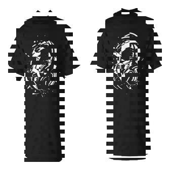 Casque Dj Esquisse Djing Disc Jockey T-Shirt - Cadeauxyz