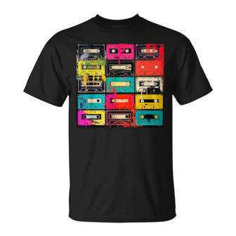 Cassette Tapes Retro Collection Music Mixtape Vintage T-Shirt - Thegiftio UK