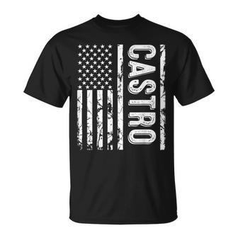 Castro Last Name Surname Team Castro Family Reunion T-Shirt - Seseable