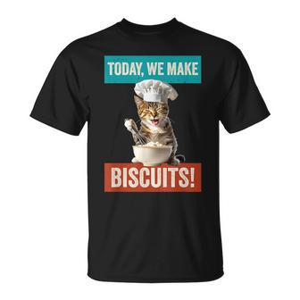 Cat Make Biscuits Cat Baker Kitten Cook For Cat Owner T-Shirt | Mazezy DE
