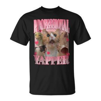 Cat Professional Yapper Oddly Specific Meme T-Shirt - Monsterry UK