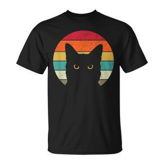 Cat Retro Vintage Cat T-Shirt - Seseable