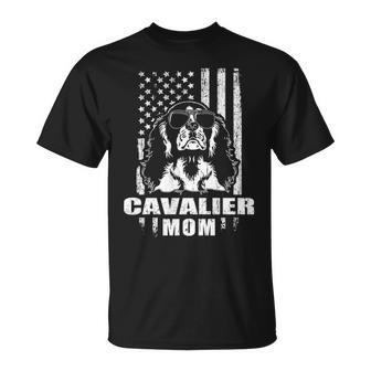 Cavalier Mom Cool Vintage Retro Proud American T-Shirt | Mazezy AU