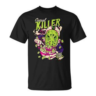 Cereal Killer Horror Movies True Crime And Cereal Lovers T-Shirt - Thegiftio UK