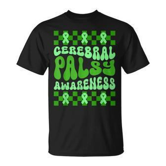 Cerebral Palsy Awareness Green Ribbon Cp March T-Shirt - Seseable