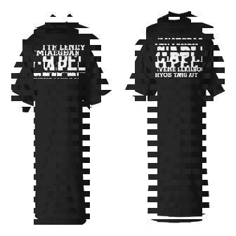Chappell Surname Team Family Last Name Chappell T-Shirt - Seseable