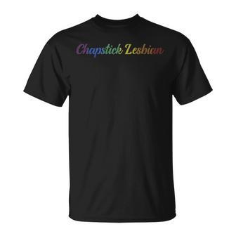 Chapstick Lesbian Lgbt Flag Homosexual Bisexual Gay Lesbian T-Shirt - Monsterry CA