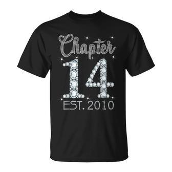 Chapter 14 Est 2010 Happy 14Th Birthday For Girls T-Shirt | Mazezy