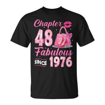 Chapter 48 Fabulous Since 1980 48Th Birthday 48 Year Old T-Shirt - Thegiftio UK