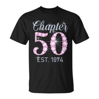 Chapter 50 Est 1974 50Th Birthday For Womens T-Shirt | Mazezy