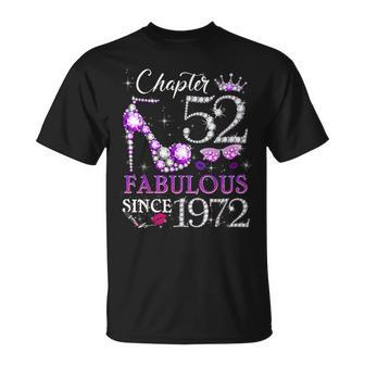 Chapter 52 Est 1972 52 Years Old 52Nd Birthday Queen T-Shirt | Mazezy