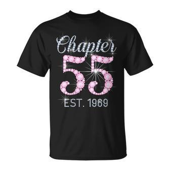 Chapter 55 Est 1969 55Th Birthday For Womens T-Shirt | Mazezy