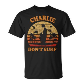 Charlie Surft Nicht Im Military Vietnam War T-Shirt - Seseable