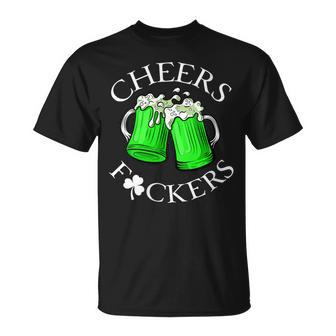 Cheers FCkers St Patrick's Day Lucky T-Shirt - Thegiftio UK