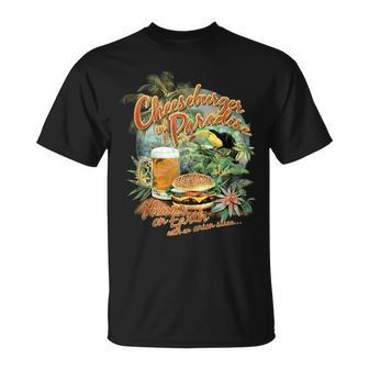 Cheeseburger In Paradise-Heaven On Earth T-Shirt | Mazezy