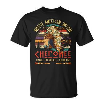 Cherokee Native American Indian Pride Indigenous Tribe T-Shirt - Monsterry DE