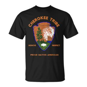 Cherokee Tribe Native American Indian Pride Respect Honor T-Shirt - Monsterry AU