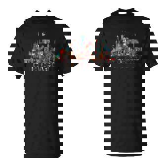 Chicago City Downtown Skyline T-Shirt - Thegiftio