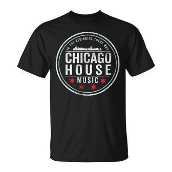 Chicago House Music Edm Dj Vintage T-Shirt - Monsterry