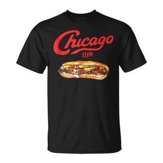 Chicago Italian Beef Sandwich Food Love T-Shirt - Monsterry AU