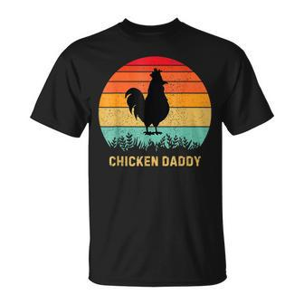 Chicken Daddy Poultry Farmer Father's Day Chicken Dad T-Shirt - Thegiftio UK