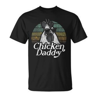 Chicken Daddy Vintage Poultry Farmer Fathers Day T-Shirt - Thegiftio UK