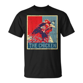 The Chicken Poster Vintage Country Farm Animal Farmer T-Shirt - Monsterry DE