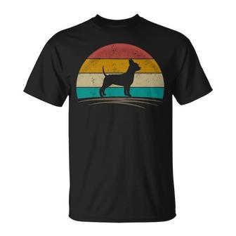 Chihuahua Dog Retro Vintage 70S Silhouette Breed T-Shirt | Mazezy