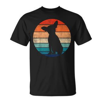 Chihuahua Dog Retrointage 60S 70S Silhouette T-Shirt - Geschenkecke