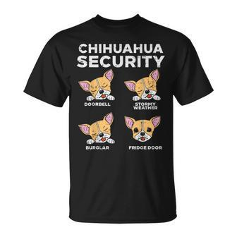 Chihuahua Security Chiwawa Pet Dog Lover Owner T-Shirt - Monsterry