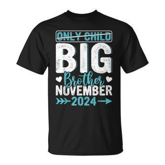 Only Child Crossed Out Promoted Big Brother November 2024 T-Shirt - Monsterry AU