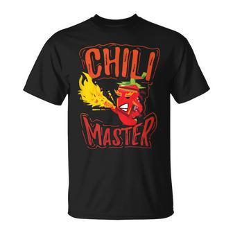Chili Master Food Contest Cook Off Red Pepper T-Shirt - Monsterry UK