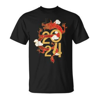 Chinese New Year 2024 Year Of The Dragon Lunar New Year 2024 T-Shirt | Mazezy