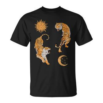 Chinese New Year Zodiac Ying Yang Vintage Year Of The Tiger T-Shirt - Monsterry AU