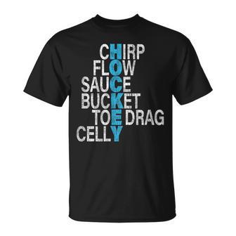 Chirp Flow Sauce Bucket Toe Drag Celly Hockey T-Shirt - Monsterry DE