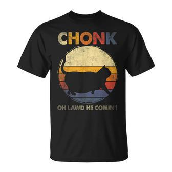 Chonk Cat Big Meme Retro Style Vintage Cats Memes T-Shirt - Monsterry CA