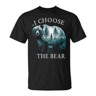 I Choose The Bear 2024 Bear In The Camp Trending T-Shirt - Monsterry CA