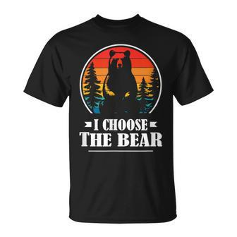 I Choose The Bear T-Shirt | Mazezy CA