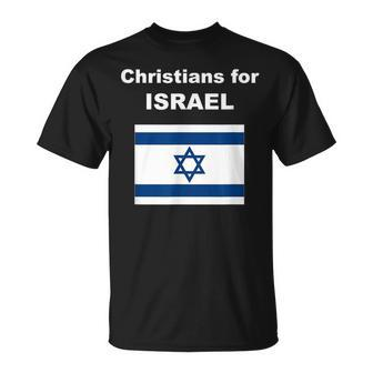 Christians For Israel T-Shirt - Seseable